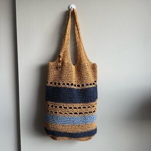 Boho Woven Straw Tote Bag – Summer Beach Style
